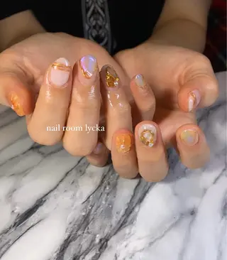 ネイル ネイルルームリッカ 𝐦𝐚𝐲𝐮のネイルデザイン