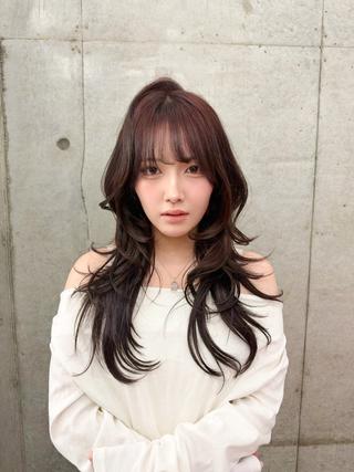 ロング 韓国🇰🇷ヘア/ 韓国レイヤーshinのヘアスタイル