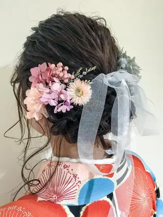 ヘアアレンジ .. meiのヘアスタイル
