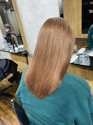 セミロング カラー 髪質改善/レイヤー カット手塚奨のヘアスタイル