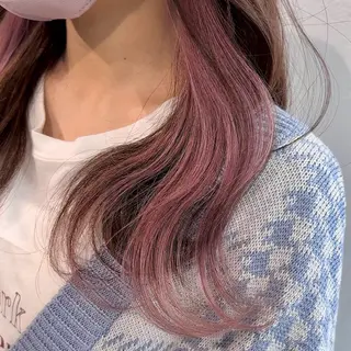 ロング カラー インナーカラー/レイ ヤーカット♡/マキシのヘアスタイル