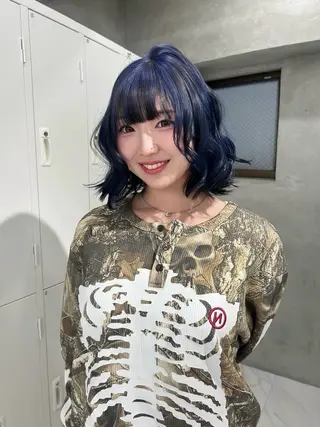 カラー Akari🧬レイヤ ー/ハイトーン/天神のヘアスタイル