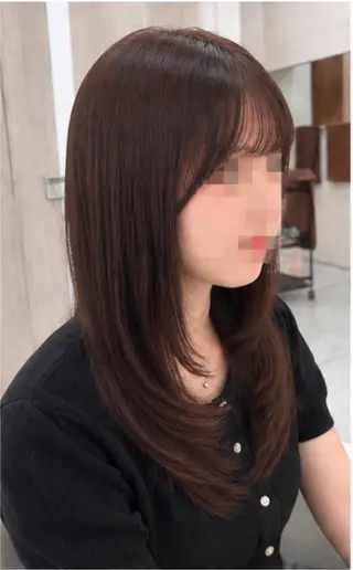 セミロング カラー FORCE 青木明日翔のヘアスタイル