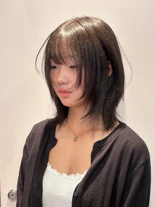 ミディアム カラー ナチュラル大人っぽい スタイル MAORIのヘアスタイル
