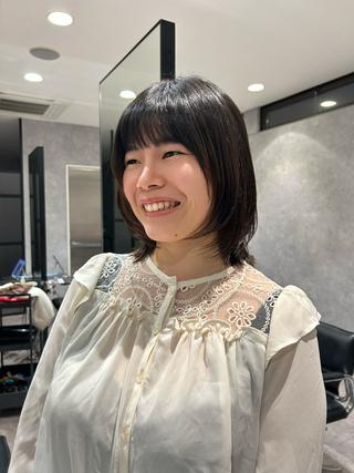 ミディアム ⭐️HEDI YUKI⭐️のヘアスタイル