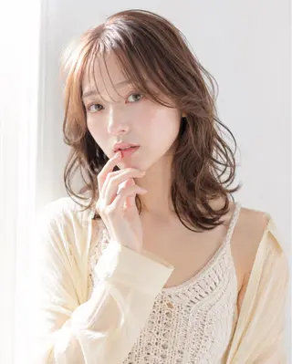 ミディアム カラー 【ダブルカラー専門】 カタギリのヘアスタイル