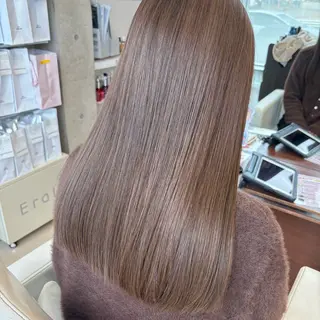 カラー 心美/ブリーチなし 透明感カラーのヘアスタイル