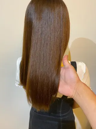 セミロング カラー ヘアアレンジ ネイル マツエク・マツパ 夜23時まで予約🉑 reverieあきらのヘアスタイル