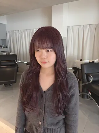 ロング カラー 🪞透け感&韓国ヘア 🪞honokaのヘアスタイル