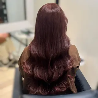 ロング カラー ブリーチなしカラー kana🐱のヘアスタイル