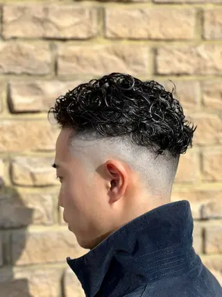 パーマ メンズ 小松 智寛のヘアスタイル
