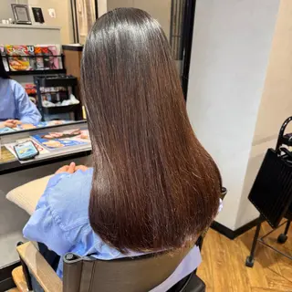 ロング 檜谷 晴　顔周りカットのヘアスタイル