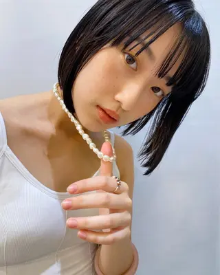 ショート レイヤー/大人ボブ| ワタナベ リョウカのヘアスタイル