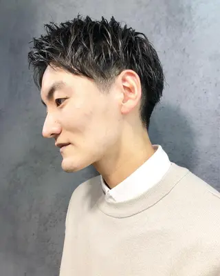 ヘアアレンジ メンズ メンズ特化✂️栗原 侑也のヘアスタイル
