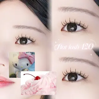 マツエク・マツパ 。ꕤ°₊sakura 束感まつ毛⊹𓈒✿のマツエク・マツパデザイン