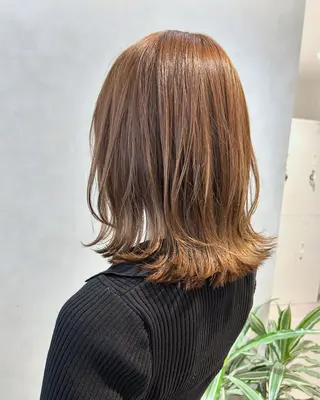 ミディアム カラー Hatsune 🐯レイヤーカットのヘアスタイル