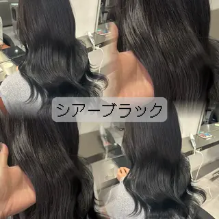 ロング カラー 透明感カラー/顔周り カット🌸サクラ🌸のヘアスタイル