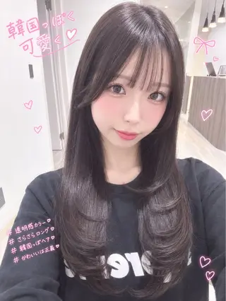 ロング カラー 🫧おおにし みか🫧のヘアスタイル