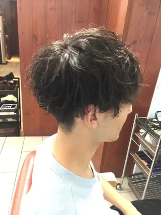 カラー パーマ ヘアアレンジ メンズ メンズパーマの巨匠 鈴木純のヘアスタイル