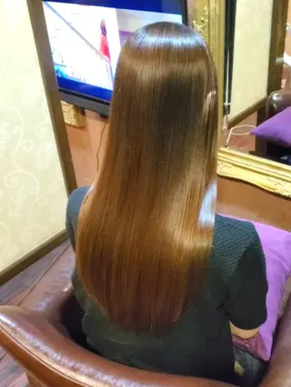 ロング 髪質改善 常世田のヘアスタイル
