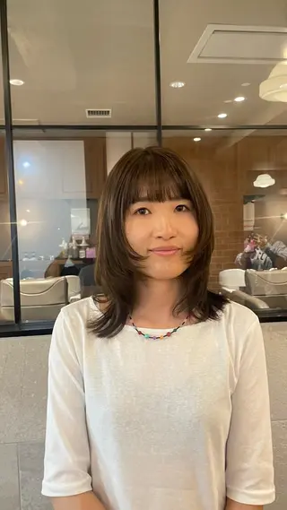 ミディアム 🐳ボブ人気No.1 🐶misakiのヘアスタイル