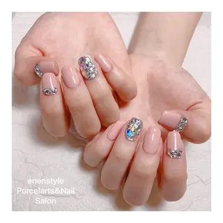 ミディアム ネイル 🐾enen style 🐾のネイルデザイン