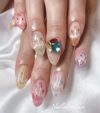 ネイル まつ毛、ネイル& 脱毛サロン　Lのネイルデザイン