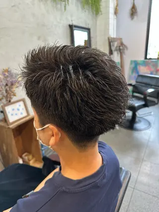 ショート メンズ 元住吉プランツヘアー ☘️まるやま☘️のヘアスタイル