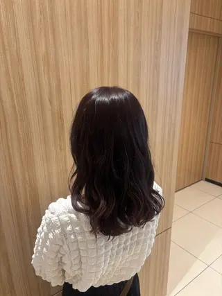 セミロング カラー 伊藤 あいのヘアスタイル