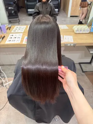 ロング パーマ 髪質改善縮毛矯正/ エクステ/ひふみ🌛のヘアスタイル