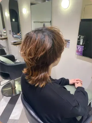 ショート 🫧透明感カラーレイ ヤースタイル松浦元海のヘアスタイル