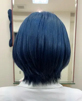 ミディアム カラー 小林 巧実 / ショートボブ顔周りのヘアスタイル