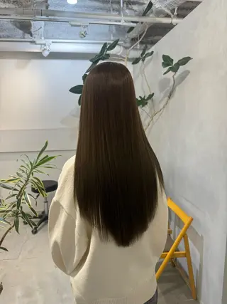 セミロング 新宿/顔周りカット +レイヤー=しずく♩のヘアスタイル