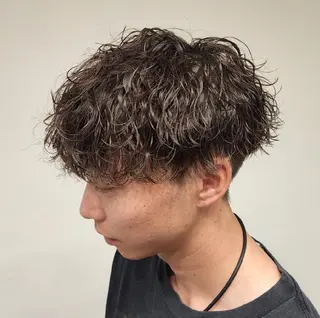 ショート パーマ メンズ カラー 【イケメン風パーマ】 SHOFYのヘアスタイル