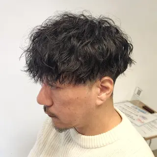 ショート パーマ メンズ 【イケメン風パーマ】 SHOFYのヘアスタイル