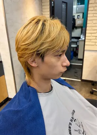 ミディアム 【癒しのバーバー】 小野寺のヘアスタイル