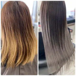 ロング 吉田 麻倫のヘアスタイル