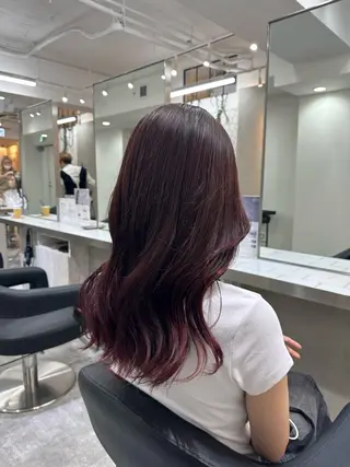 ロング カラー 銀座/ヘアセット/ 島村美帆のヘアスタイル