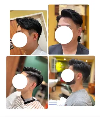 ショート メンズ BARBERSHOP HINAのヘアスタイル