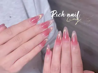 ネイル Rich Nail 🤲🏻梨央のネイルデザイン