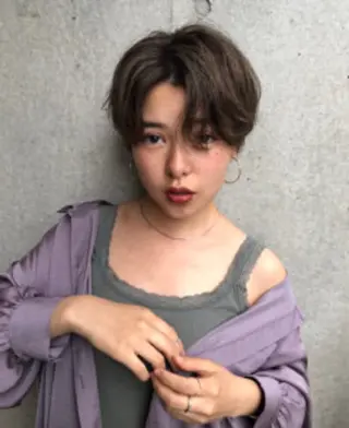 ショート 🌱大森柚紀🐇 うる艶髪🫧のヘアスタイル