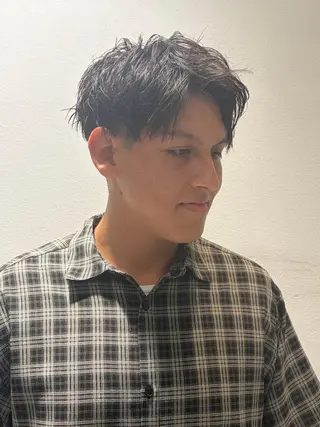 メンズ ボブ&寒色🎐ᩚ 短髪 COCOROのヘアスタイル