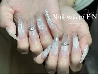 ネイル E.N🦋 長さ出し/持ち込みのネイルデザイン