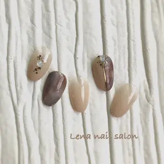 ネイル 自爪育成ネイルケア Lena nailのネイルデザイン