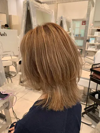 ミディアム 店舗代表 佐藤 幸平のヘアスタイル