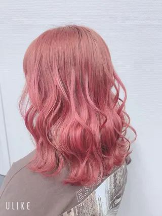 ミディアム エクステ＆艶カラー 🎀YURINA🎀のヘアスタイル