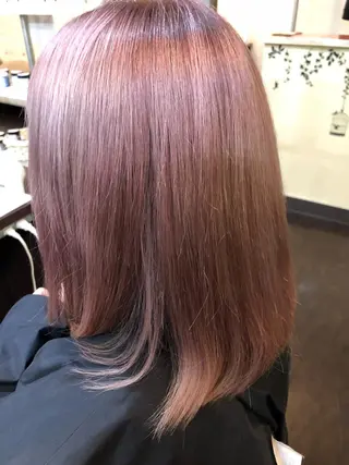 セミロング zina浦和店✊🏻 西口5分🐤スズキのヘアスタイル