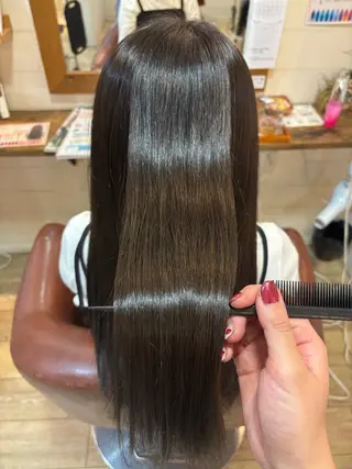 セミロング カラー 阿佐ヶ谷 宇田川 かなのヘアスタイル