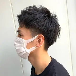 ショート パーマ メンズ 明治神宮前 NANAMIのヘアスタイル