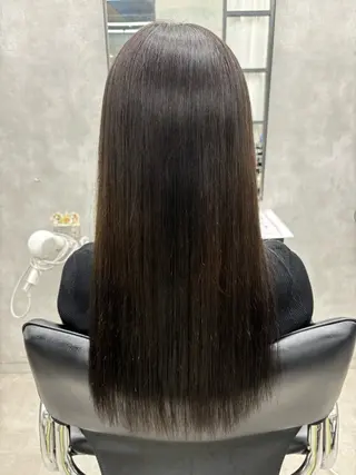 ロング 梅雨対策すぐ巻ける ☔️縮毛矯正勝倉　麗のヘアスタイル